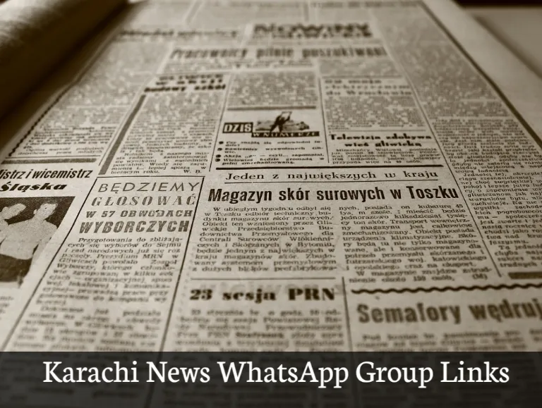 1280+ Karachi News WhatsApp Group Links 2025